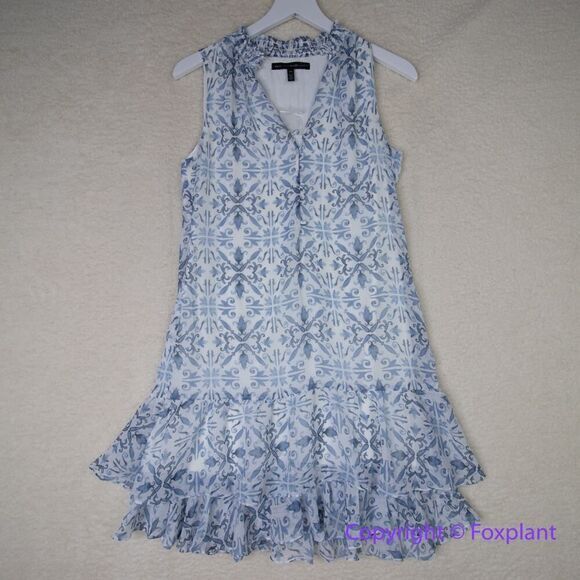 New! White House Black Market Tile Print Mini Dress , size XS - Picture 5 of 16